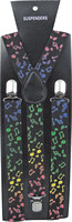 suspenders-black with colored notes