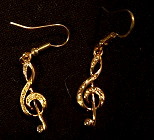 E26-gold and rhinestone clef