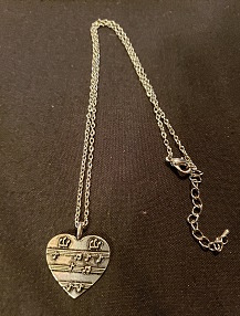 N17-silver heart